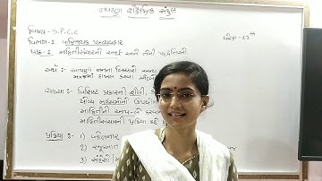 Std-11 sub-spcc (વિભાગ-1 c.c.)પાઠ-1 માહિતીસંચારનો અર્થ અને તેની પદ્ધતિઓ (part-1)