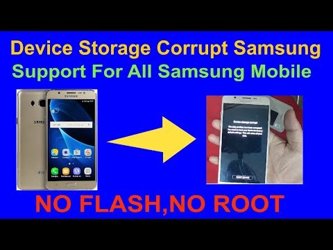 Device Storage Corrupt  Support For All Samsung Mobile-SM-J710FN