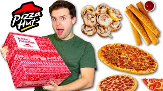 Pizza Hut's NEW Triple Treat Box REVIEW!