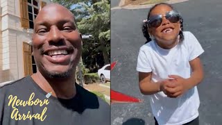 Tyrese & Daughter Soraya Wait Outside For The 2024 Solar Eclipse! 😎