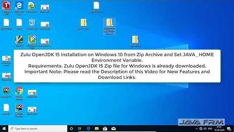 Zulu OpenJDK 15 Installation on Windows 10 and set JAVA_HOME Env Variable - Java SE 15 is Released