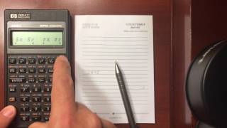 HP 32SII Menu Overviews