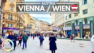 Vienna at Day and Night Walking Tour, Austria on a April Day - 4K HDR by Japan Potato 2,663 views 3 weeks ago 1 hour, 40 minutes