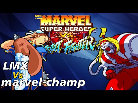 Os Dois Melhores Do Jogo! - Marvel Super Heroes vs Street Fighter.