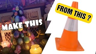 ALL DOLLAR TREE SECRET FOREST GARDEN MOSS BUNNY SPRING EASTER DECOR DIY