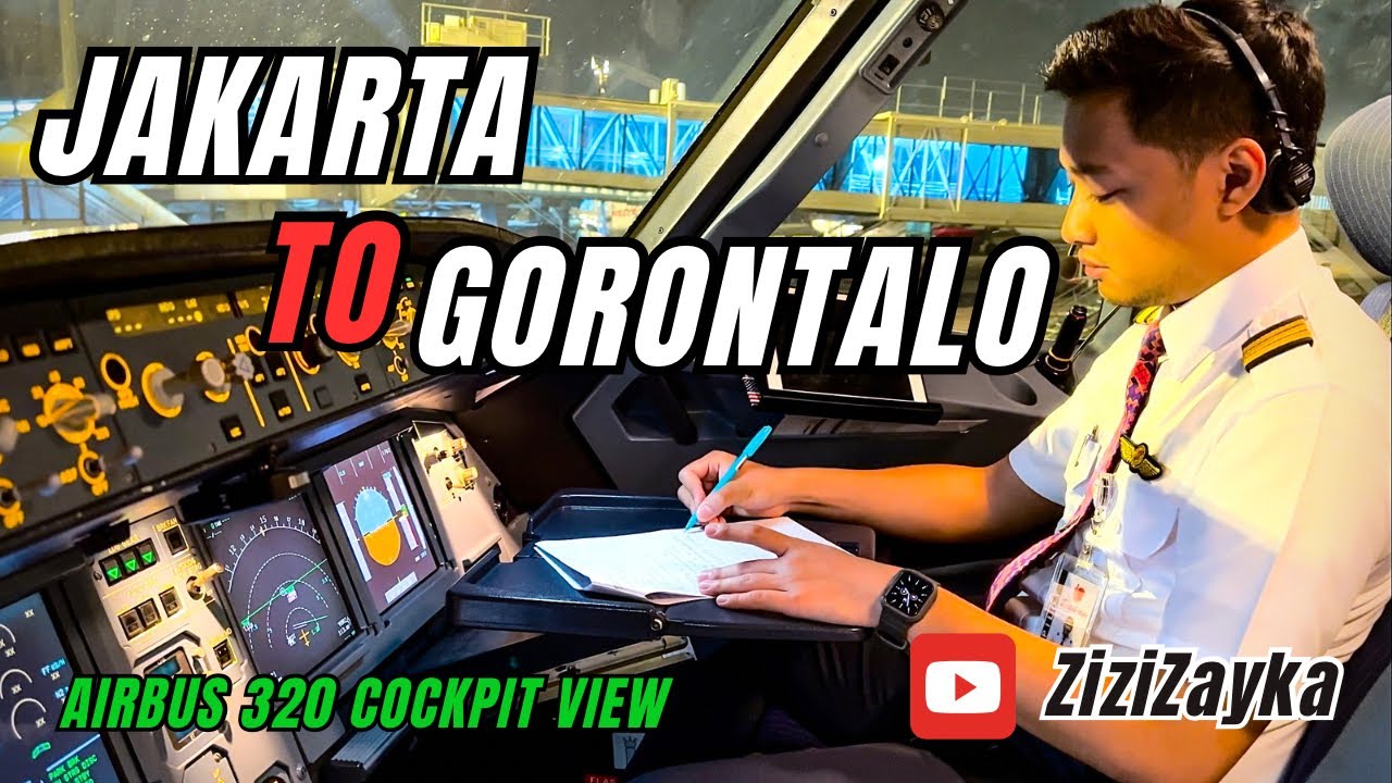 EARLY MORNING FLIGHT FROM JAKARTA TO GORONTALO - COCKPIT VIEW || Terbang ke Timur bertemu sunrise