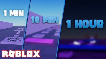 Making a ROBLOX OBBY in 1 MIN vs 10 MIN vs 1 HOUR