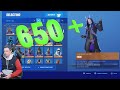 TRUMAnn Counting ALL My Fortnite Skins!! including The NEW Tier 100 Battle Pass Skin!