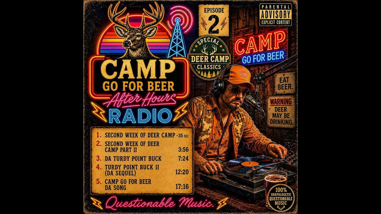 Watch CAMP GO FOR BEER AFTER HOURS RADIO- Episode 2 - Deer Camp Classics! on YouTube Watch CAMP GO FOR BEER AFTER HOURS RADIO- Episode 2 - Deer Camp Classics! on YouTube
