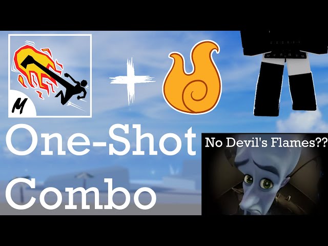 ONE SHOT COMBO WITH SHADOW + DEATH STEP』ROBLOX