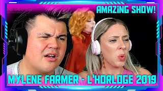 Americans React to Mylene Farmer  L' horloge (Live 2019) HQ | THE WOLF HUNTERZ Jon and Dolly