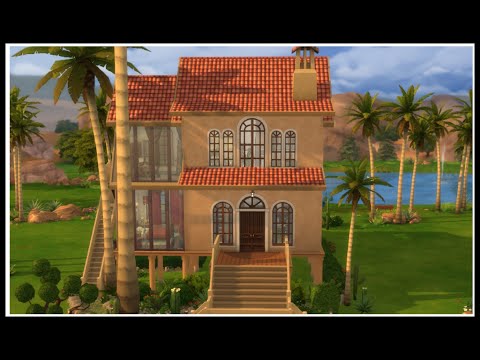 Base Game Oasis Springs Estate - Sims 4 Speedbuild