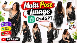 How to Create Multi Pose AI Photos with ChatGPT 🔥 | Multiple Poses in One Image | Full Tutorial