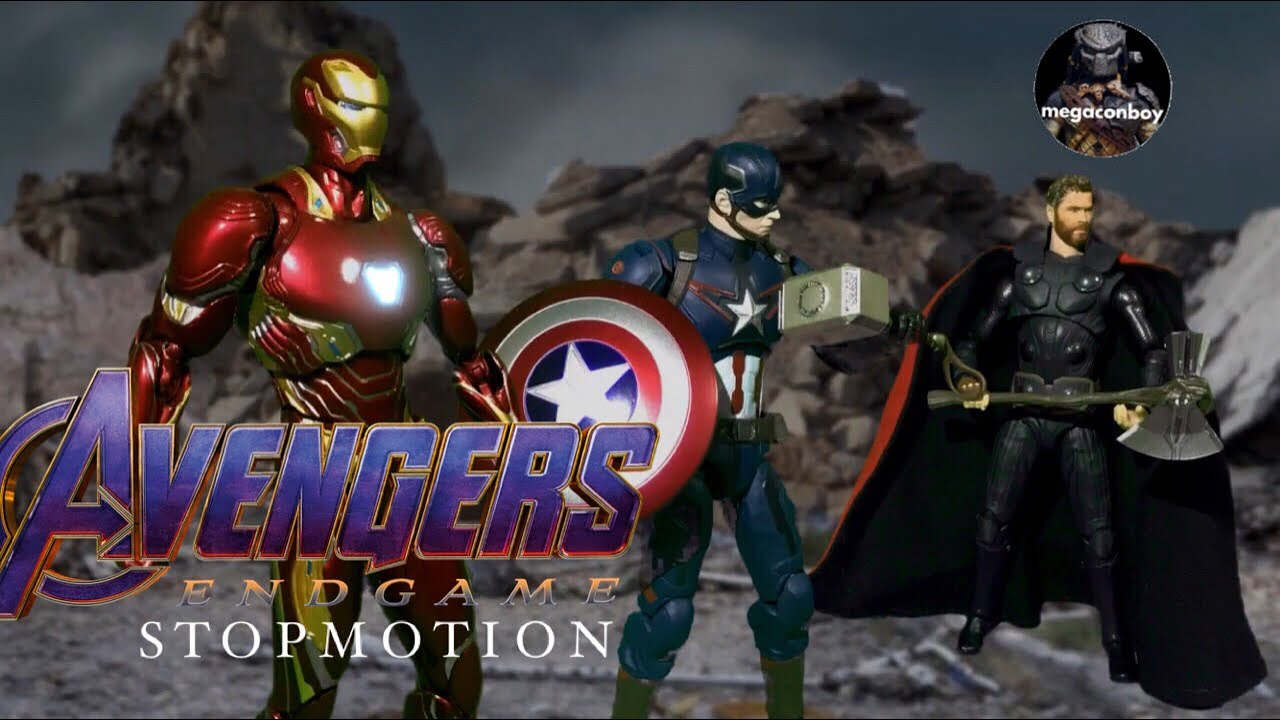 Avengers Endgame Stop motion Thanos vs Avengers - YouTube