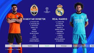 PES 21 Real Madrid 5:3 Shaktar Donetsk REMATCH