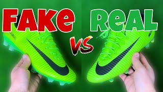 FAKE vs REAL Football Boots What's the Difference?
