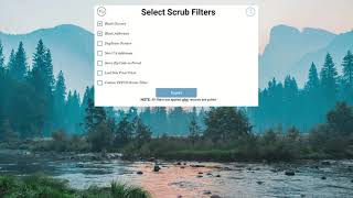 PRYCD Scrub Filters Example Video