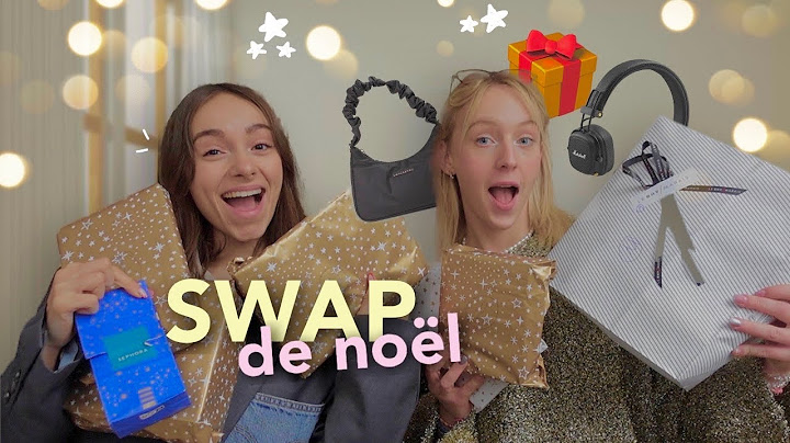 SWAP DE NOËL with @MarieMT  🎄⭐️