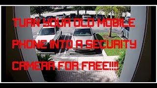 TURN YOUR OLD MOBILE PHONE INTO A SECURITY CAMERA FOR FREE!!!! screenshot 5