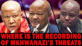 Malema & MPs Grill Senzo Mchunu: You Lied About Mkhwanazi Threatening You! Where is the Evidence