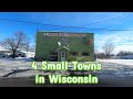 4 Small Towns in Wisconsin.