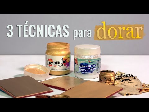 Video: Cómo se debe aplicar la pintura dorada