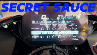 BMW S1000RR PRO MODE SETTINGS