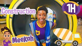 Meekah Does Construction | Blippi and Meekah Educational Videos For Kids by Moonbug Kids - Celebrating Diversity 21,645 views 1 month ago 1 hour, 1 minute
