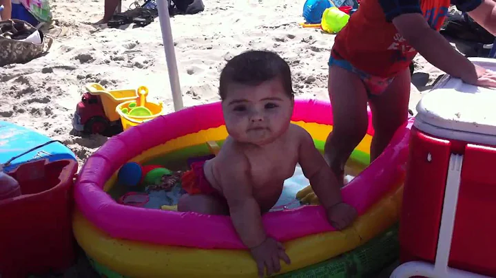 Aiden & Avery on the beach