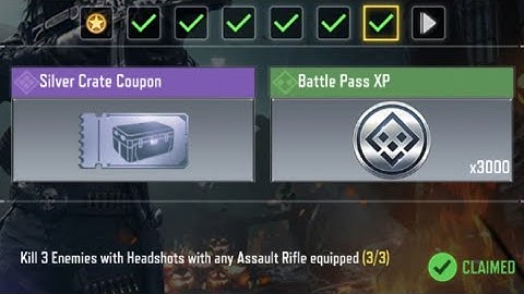 Call Of Duty Mobile Kill 3 Enemies with Headshots with any Assault Rifle equipped Task Complete