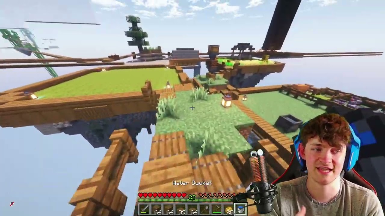 I JOINED A  SKYBLOCK SMP ☁  Skyblock Kingdoms ☁ Nukeri Vod June 21th