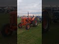Case model LA vintage tractor parade with commentary Southwell ploughing match 2025