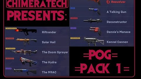 Introducing Pog Pack 1 (by Chimeratech)