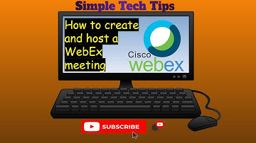 How to Create and Host WebEx Meeting
