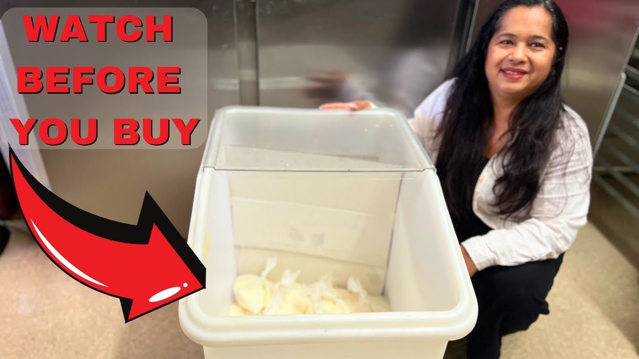 27 Gallon food storage containers 500 Cup Ingredient Bin with Scoop and Sliding Lid Commercial Food