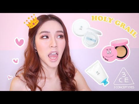 🥛 3CE WHITE MILK + BARBAPAPA FOUNDATION CUSHION 🥛 (Holy Grail Discovered!!!)