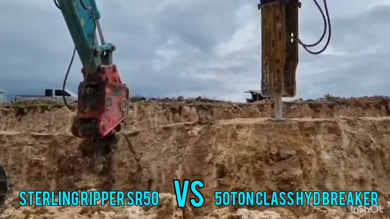Vibro ripper VS Hydraulic breaker 