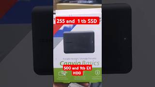 255 ssd  and 1tb external hard drives available #ssd #externalharddrive #externalssd #pcmemory