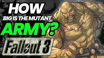 Investigating the Mutant Horde | Fallout 3 Lore