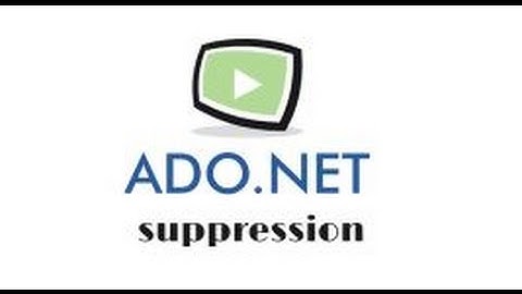 ado.net - supprimer d