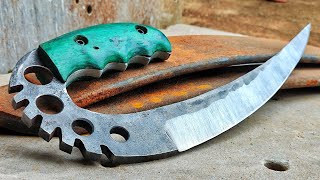 Knife Making  Forging a Zombie Knife