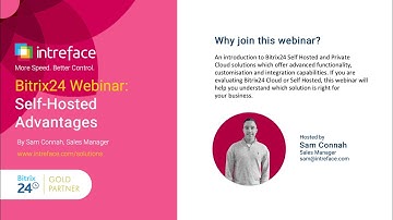 BITRIX24 WEBINAR: BITRIX24 ON-PREMISE BENEFITS 🌐
