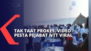 Tak Terapkan Protokol Kesehatan, Video Pesta Pejabat di NTT Viral
