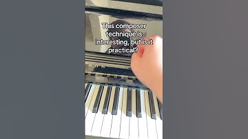 This composer technique is interesting, but is it practical? #musictheory #composers  #piano
