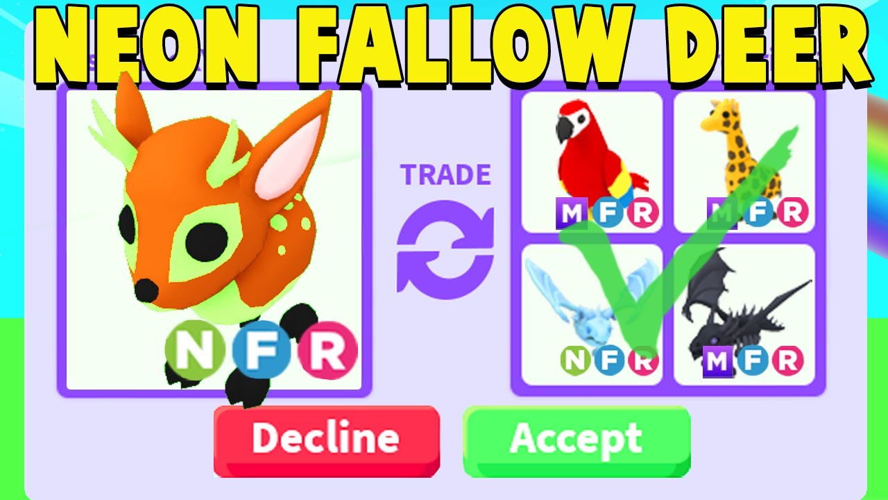 Fallow Deer, Trade Roblox Adopt Me Items