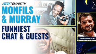 Gael Monfils & Andy Murray Talk Show: Funny Moments & Best Guests!