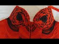 African beaded bra for client.
