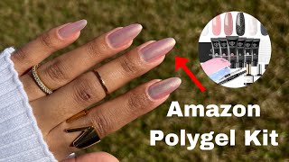 Beginner Nails At Home | Easy Polygel Nail Kit | Modelones Review + Give Away!