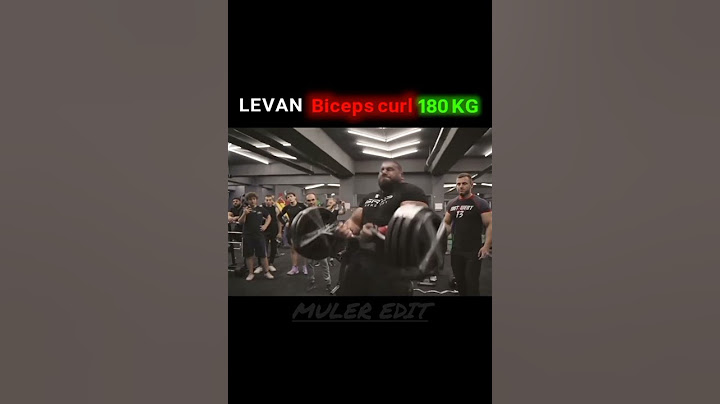 LEVAN BICEPSCURL: World record 180 KG: