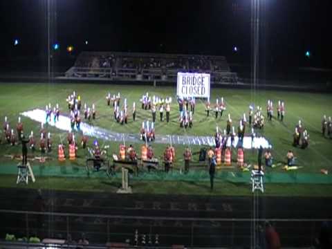 Bellefontaine Marching band at New Breman Competit...